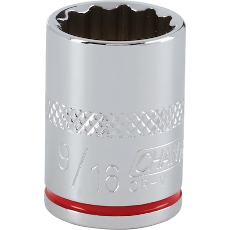 Channellock 3/8 In. Drive 9/16 In. 12-Point Shallow Standard Socket 305197